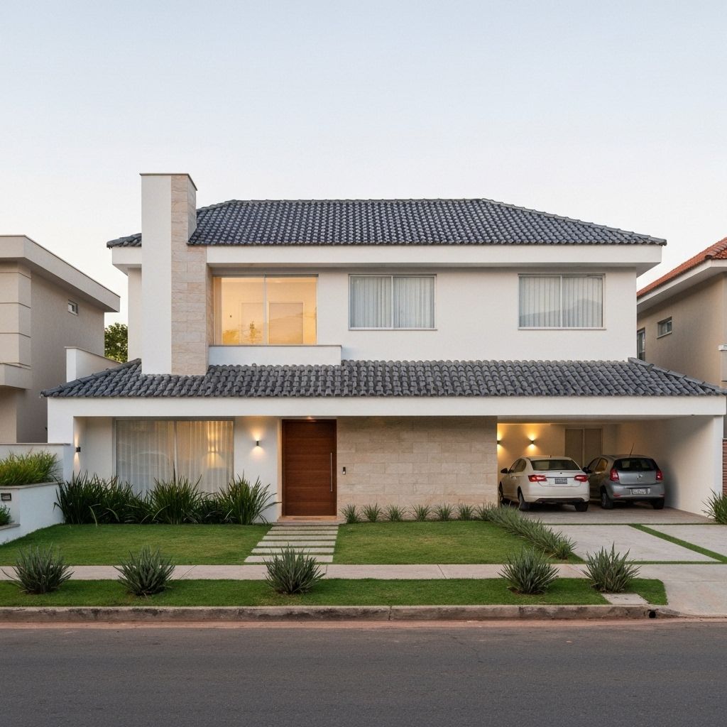 Casa urbana brasileira familiar