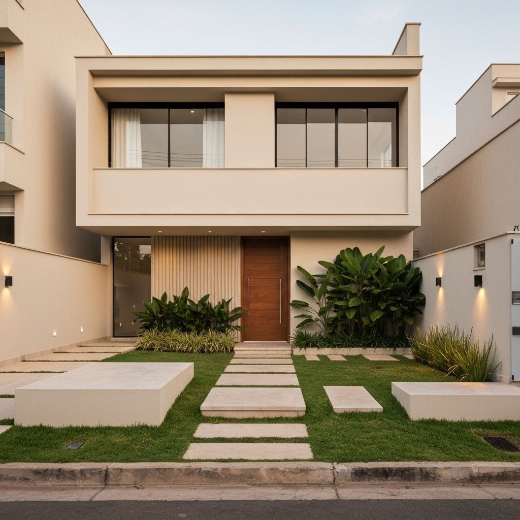 Casa urbana brasileira moderna